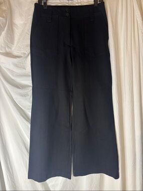 Anthropologie Black Boot-Cut Flare Pants